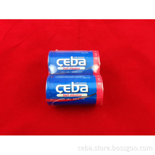 Super Alkaline Batteries size D 1.5v UM 1